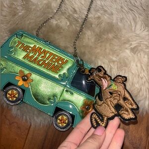 Scooby doo looney tunes mystery machine w scooby charm Crossbody Bag